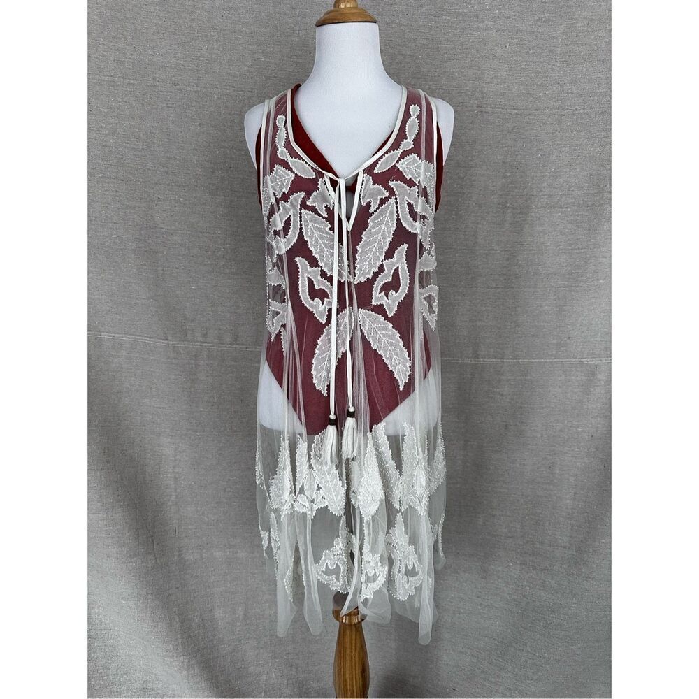 NWOT Anthropologie Beaded Top